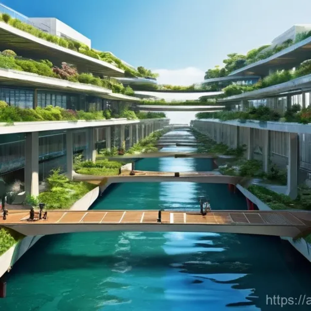플로팅 시티의 거주자 커뮤니티 형성 - **Prompt:** A vibrant, futuristic floating city bustling with life. People of diverse ages and backg...