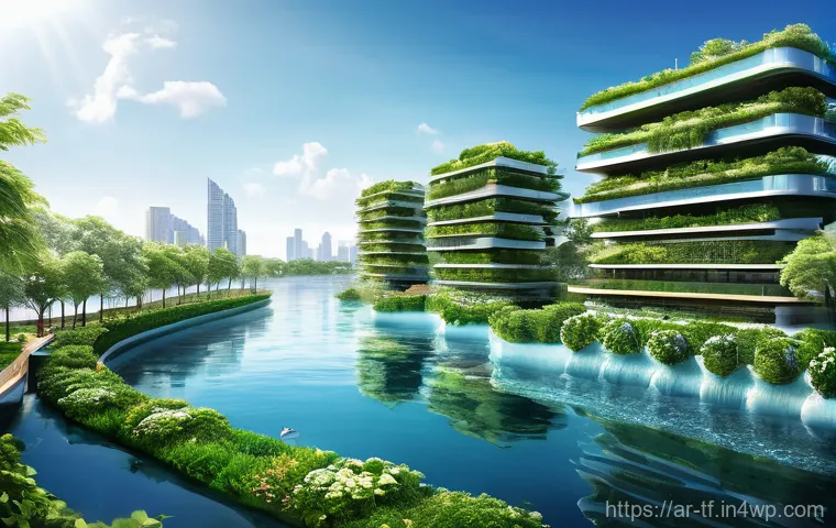 플로팅 도시의 디지털 트랜스포메이션 - **AI-Integrated Floating City Hub at Dusk** A bustling, futuristic central hub of an AI-powered ...