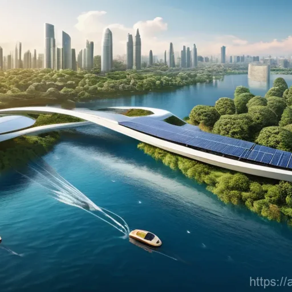 플로팅 시티 개발에 대한 정부 정책 - **Prompt:** A breathtaking panoramic view of a sprawling, futuristic floating city at dawn, nestled ...