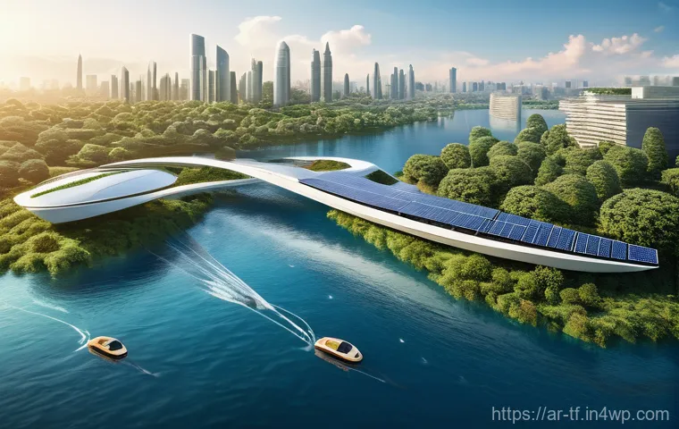 플로팅 시티 개발에 대한 정부 정책 - **Prompt:** A breathtaking panoramic view of a sprawling, futuristic floating city at dawn, nestled ...